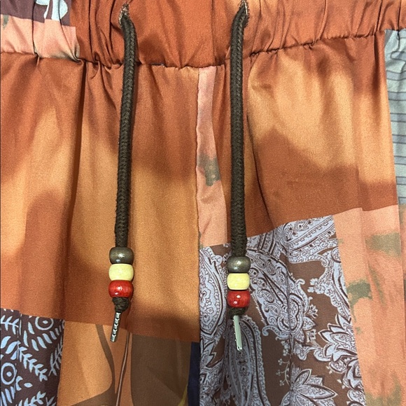 EUC ROMWE Colorful Patchwork Wide Leg Pants - Picture 4 of 5